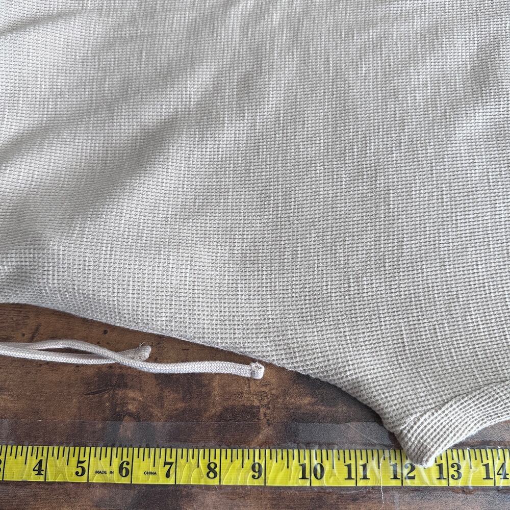 NWT James Perse 100 Cotton Waffle Wide Leg Lounge Pants XL Tan MSRP 225 - Picture 4 of 10